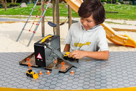 Tin Travel Case Transforms into Multi-Level Worksite