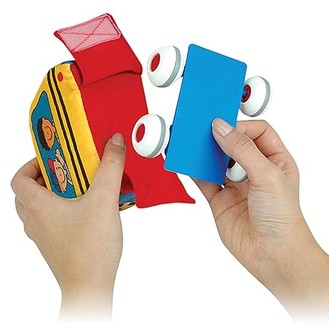 Soft Toy Cars and Trucks, Surface Washable with Removable Wheels