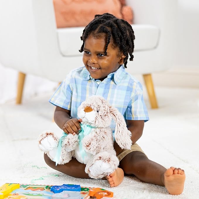 Stuffed Animal Plushie with Big Feet, Floppy Ears