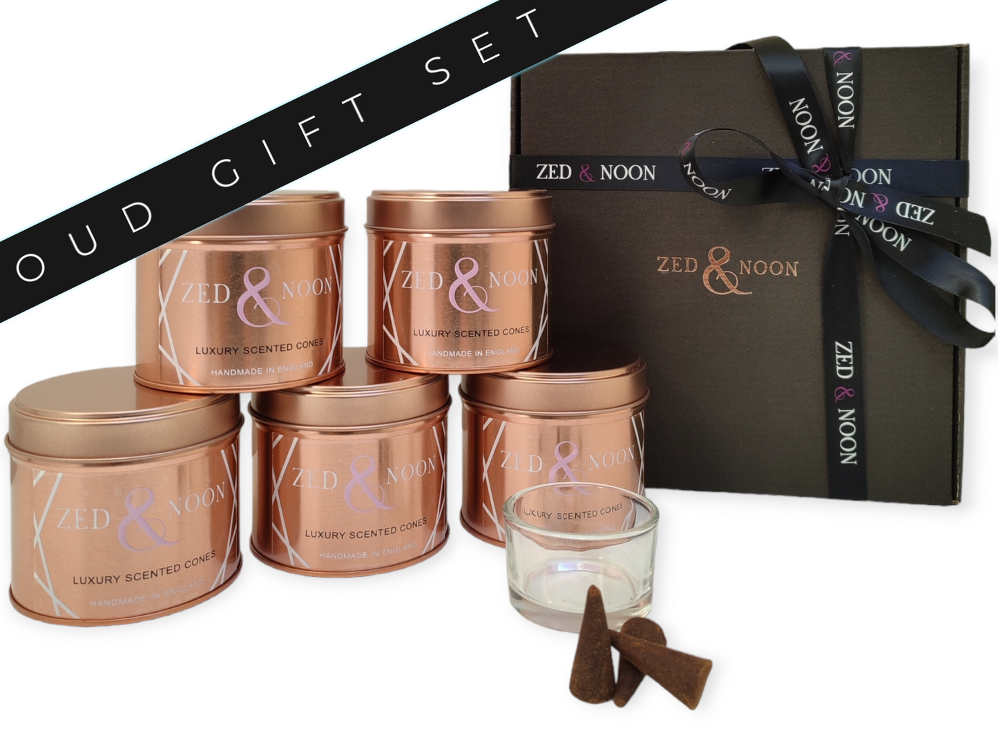 Luxury Oud Gift Set Handmade Home Incense Box