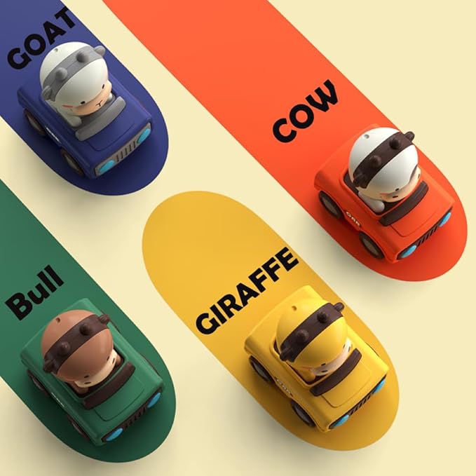 Push Go Friction Vehicle Toy for Kids Boys.