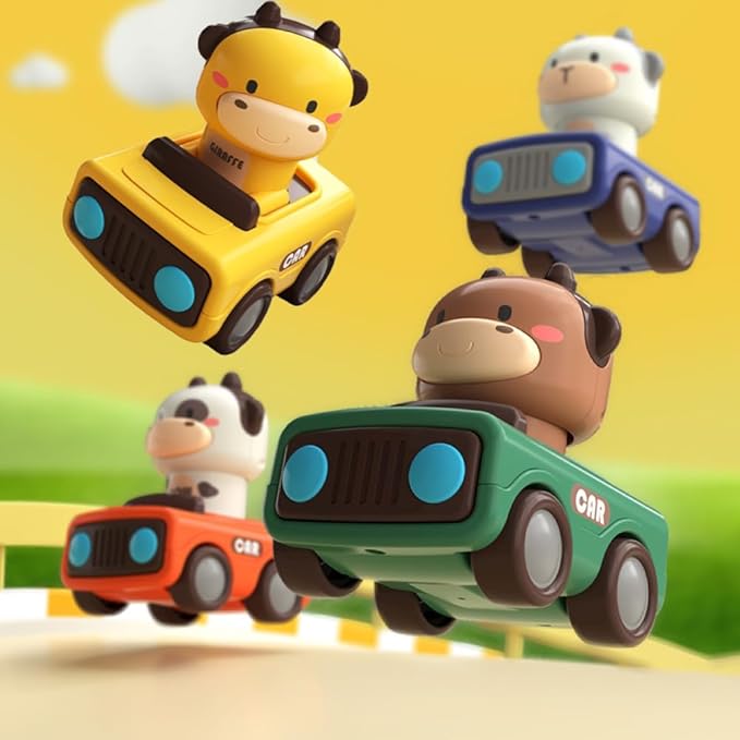 Push Go Friction Vehicle Toy for Kids Boys.