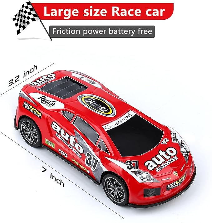 Push and Go Pull Back Trucks Wind up Race Car