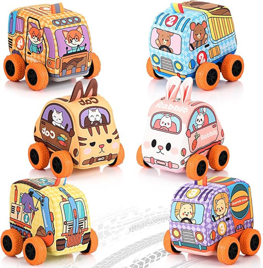 Soft Baby Toy Set Soft Vehicles Toys for Kids