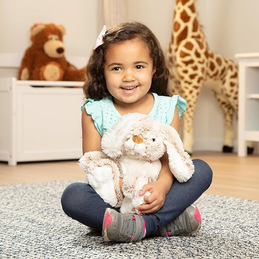 Stuffed Animal Plushie with Big Feet, Floppy Ears