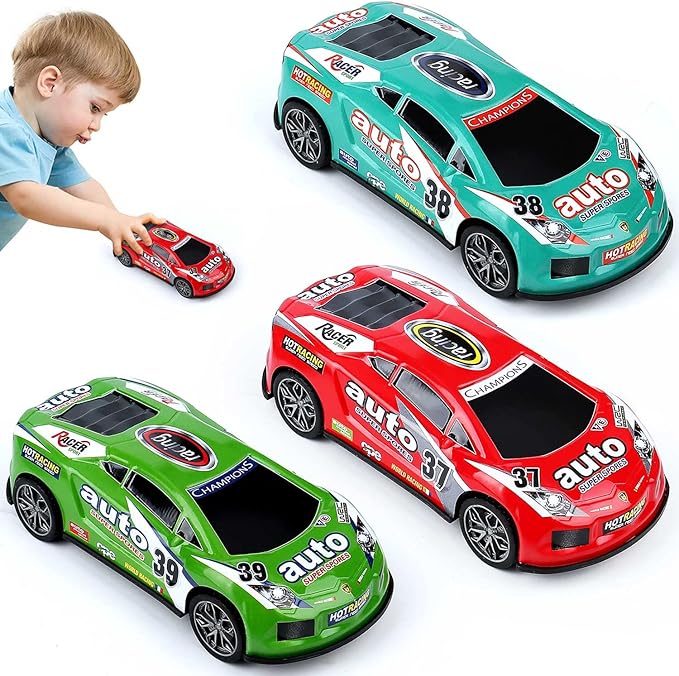 Push and Go Pull Back Trucks Wind up Race Car
